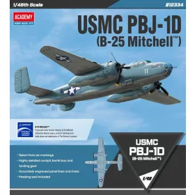 Academy_12334 USMC PBJ-1D (B-25 Mitchell) (1/48)
