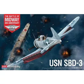 Academy_12345 USN SBD-3 Battle of Midway (1/48)