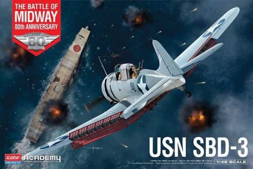 Academy_12345 USN SBD-3 Battle of Midway (1/48)