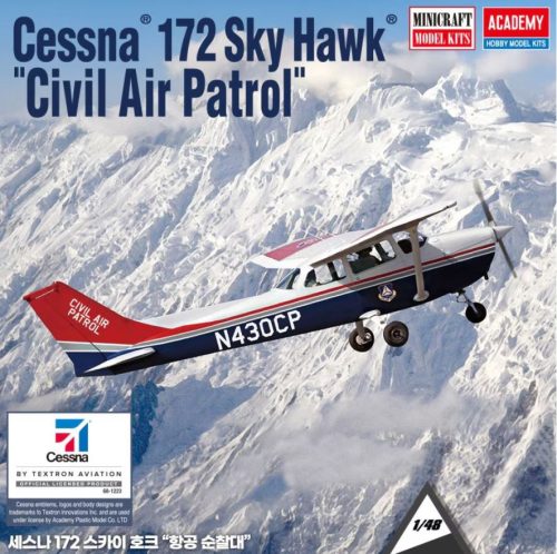 Academy 12367 Cessna 172 Skyhawk "Civil Air Patrol" 1/48 repülőgép makett