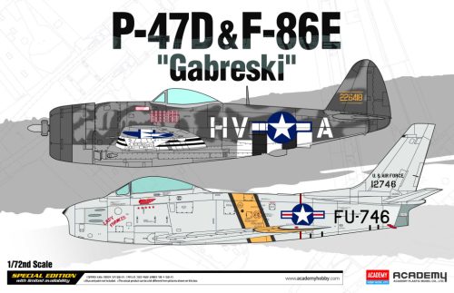 Academy_12530 P-47D & F-86E "Gabreski" LE/ (1/72)