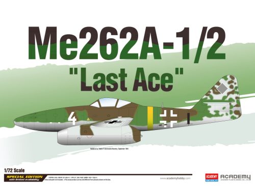 Academy_12542 Me262A-1/2 "Last Ace" LE/ (1/72)