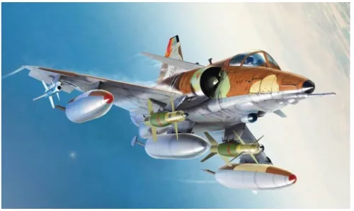 Academy 12593 Kfir C2/C7 1/72 repülőgép makett