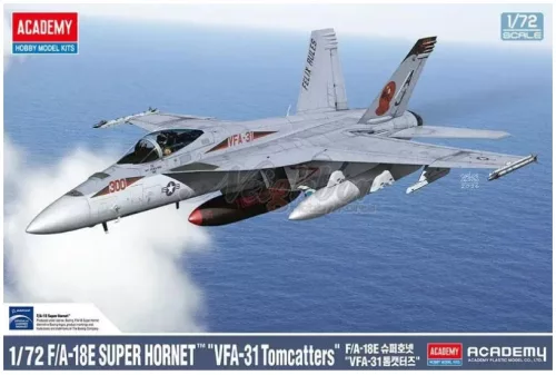Academy 12595 US F/A-18E Super Hornet VFA-31 Tomcatters 1/72 repülőgép makett