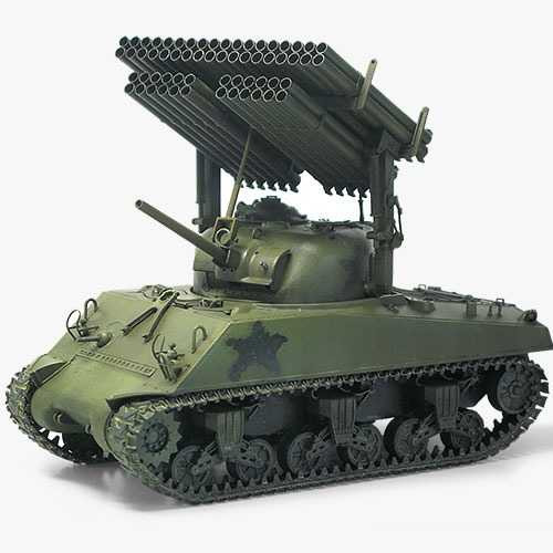 Academy_13294 M4A3 Sherman W/ T34 "Calliope" (1/35)