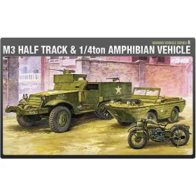 Academy_13408 M3 U.S HALF TRACK (1/72)