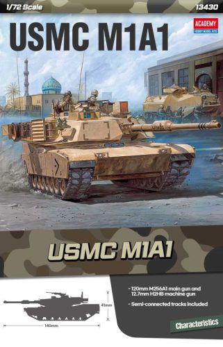 Academy_13430 USMC M1A1 (1/72)