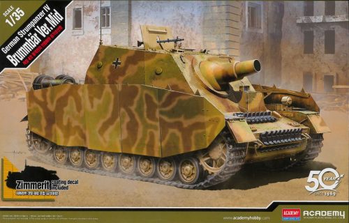 Academy_13525 German Strumpanzer IV Brummbär Ver.Mid (1/35)