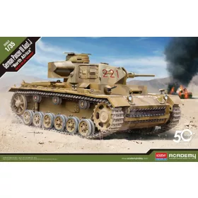   Academy 13531 German Panzer III Ausf. J "North Afrika" 1/35 harckocsi makett