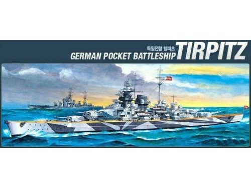 Academy_14219 BATTLESHIP TIRPITZ (STATIC) (1/800)