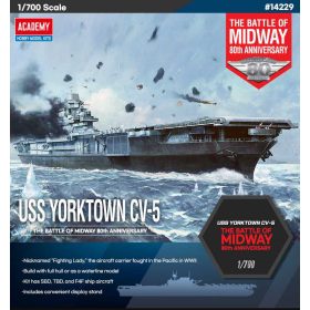   Academy_14229 USS Yorktown CV-5 "Battle of Midway" (1/700)