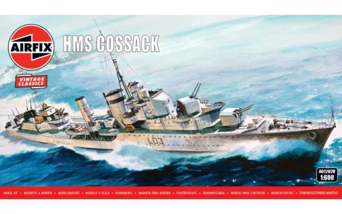 Airfix A01202V HMS Cossack, Vintage Classics (1/600) hajó makett