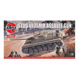   Airfix A01306V Stug III 75mm Assault Gun,Vintage Classics (1/76)