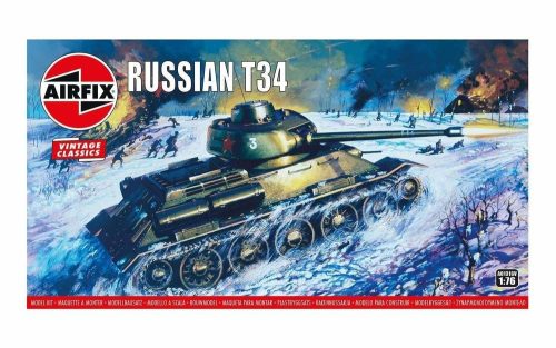 Airfix A01316V Russian T-34 Medium Tank,Vintage Classic (1/76)