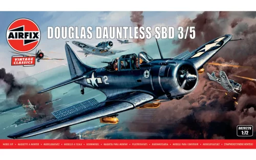 Airfix A02022V Douglas Dauntless SBD 3/5 (1/72) repülőgép makett