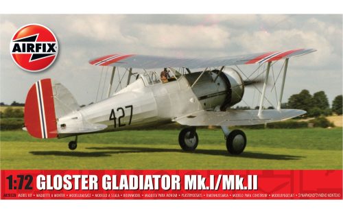 Airfix A02052B Gloster Gladiator Mk.I/Mk.II 1/72 repülőgép makett