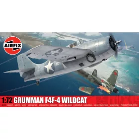   Airfix A02070 Grumman F4F-4 Wildcat (1/72) repülőgép makett