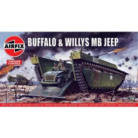 Airfix A02302V Buffalo Amphibian LVT & Jeep (1/76)