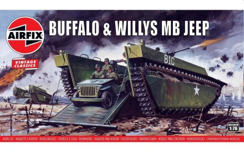 Airfix A02302V Buffalo Amphibian LVT & Jeep (1/76)