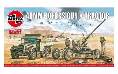 Airfix A02314V Bofors 40mm Gun & Tractor,Vintage Classi (1/76)