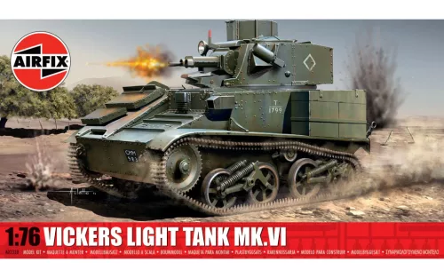 Airfix A02330 Vickers Light Tank Mk.VI (1/76) harckocsi makett
