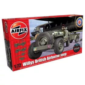 Airfix A02339 Willys Jeep, Trailer & 6PDR Gun (1/72)