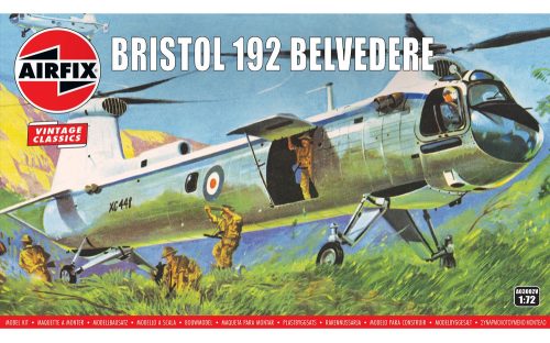 Airfix A03002V Bristol 192 Belvedere 1/72 helikopter makett - Vintage Classics