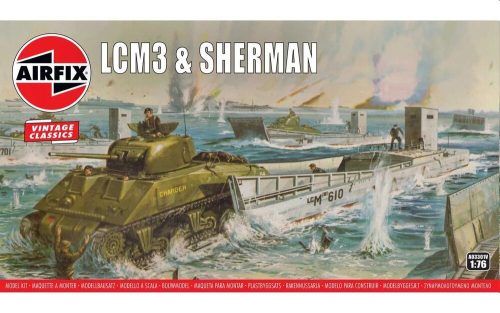 Airfix A03301V LCM3 & Sherman Tank (1/76)