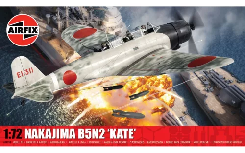 Airfix A04058 Nakajima B5N2 ‘Kate' (1/72) repülőgép makett