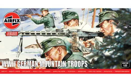 Airfix A04713V WWII German Mountain Troops (1/32) figura makett
