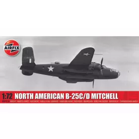   Airfix A06015A North American B-25C/D Mitchell 1/72 repülőgép makett