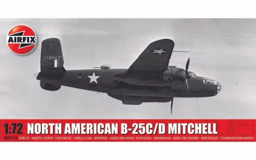 Airfix A06015A North American B-25C/D Mitchell 1/72 repülőgép makett