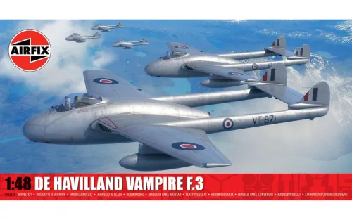 Airfix A06107A De Havilland Vampire F.3 1/48 repülőgép makett