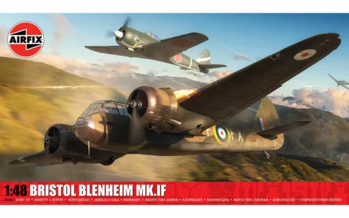 Airfix A09186A Bristol Blenheim Mk.IF (1/48) repülőgép makett