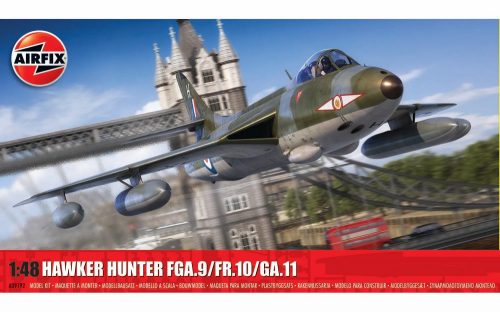 Airfix A09192 Hawker Hunter FGA.9/FR.10/GA.11 1/48 repülőgép makett