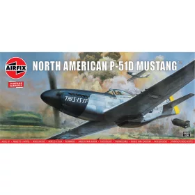   Airfix A14001V North American P-51D Mustang 1/24 repülőgép makett