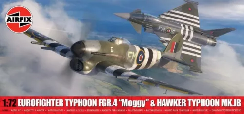 Airfix A40001 Eurofighter Typhoon FGR.4 FMOG & Hawker Hurricane Mk.I 1/72 repülőgép makett