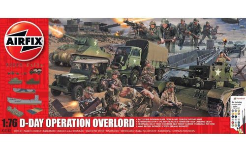 Airfix A50162A D-Day 75th Anniversary Operation Overlor Gift Set (1/76)