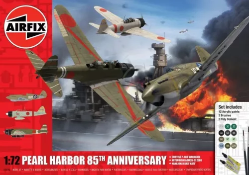 Airfix A50180 Pearl Harbour 85th Anniversary Gift Set (1/72) makett készlet