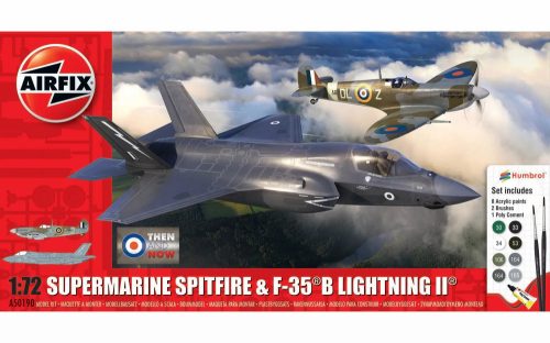 Airfix A50190 Supermarine Spitfire & F-35B Lightning II 'Then and Now' 1/72 repülőgép makett