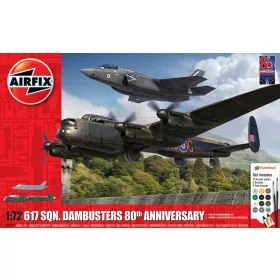   Airfix A50191 617 Sqn. Dambusters 80th Anniversary - Gift Set 1/72 repülőgép makett