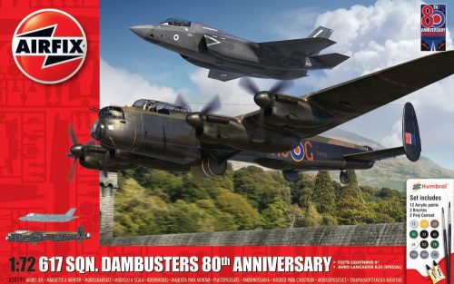 Airfix A50191 617 Sqn. Dambusters 80th Anniversary - Gift Set 1/72 repülőgép makett