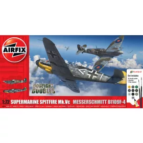   Airfix A50194 Supermarine Spitfire Mk.Vc vs Bf109F-4 Dogfight Double 1/72 repülőgép makett