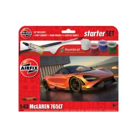 Airfix A55006 Starter Set - McLaren 765LT 1/43 autó makett