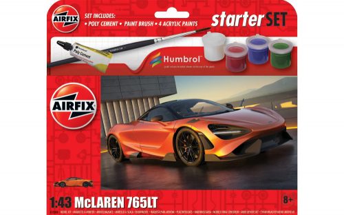 Airfix A55006 Starter Set - McLaren 765LT 1/43 autó makett