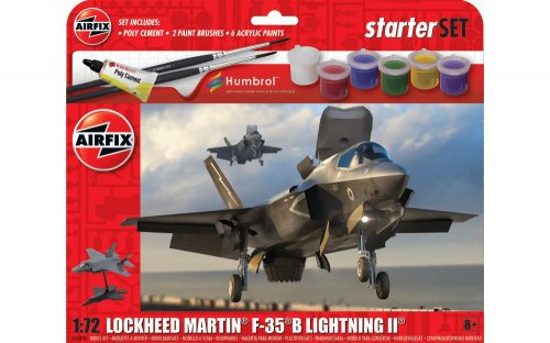 Airfix A55010 Starter Set - Lockheed Martin F-35B Lightning II 1/72 repülőgép makett