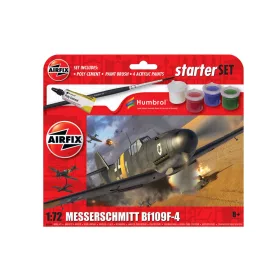   Airfix A55014 Starter Set - Messerschmitt Bf109F-4 1/72 repülőgép makett