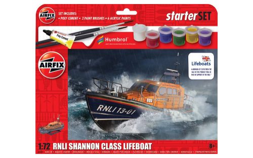 Airfix A55015 Starter Set - RNLI Shannon Class Lifeboat 1/72 hajó makett