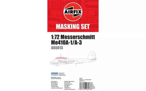 Airfix A65013 Masking Set - Messerschmitt Me410A-1/A-3 (1/72) - Maszkolósablon