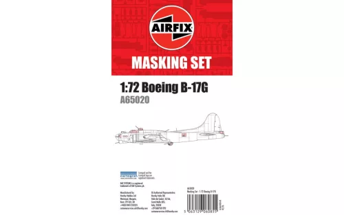 Airfix A65020 Masking Set - Boeing B-17G (1/72) - Maszkolósablon